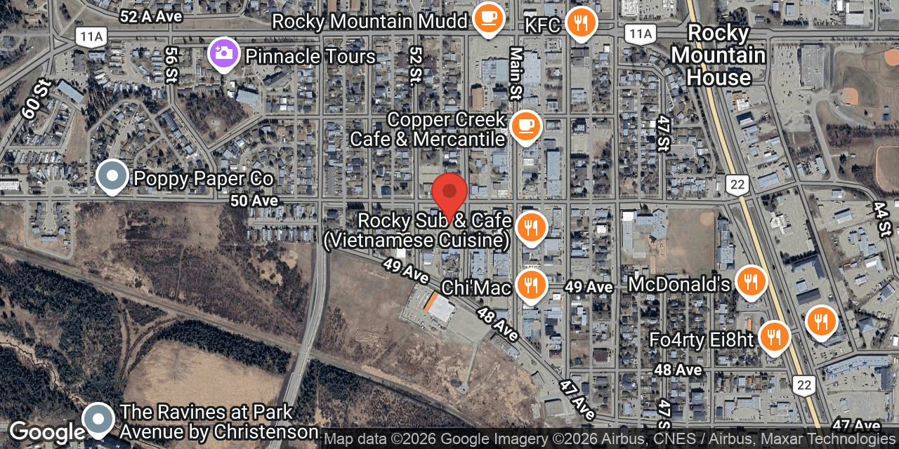 Map showing the property location