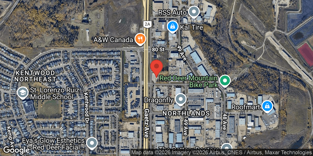 Map showing the property location