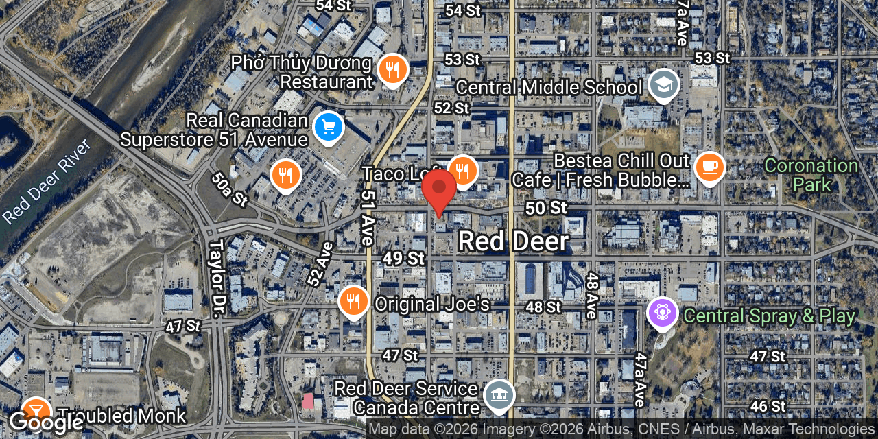 Map showing the property location