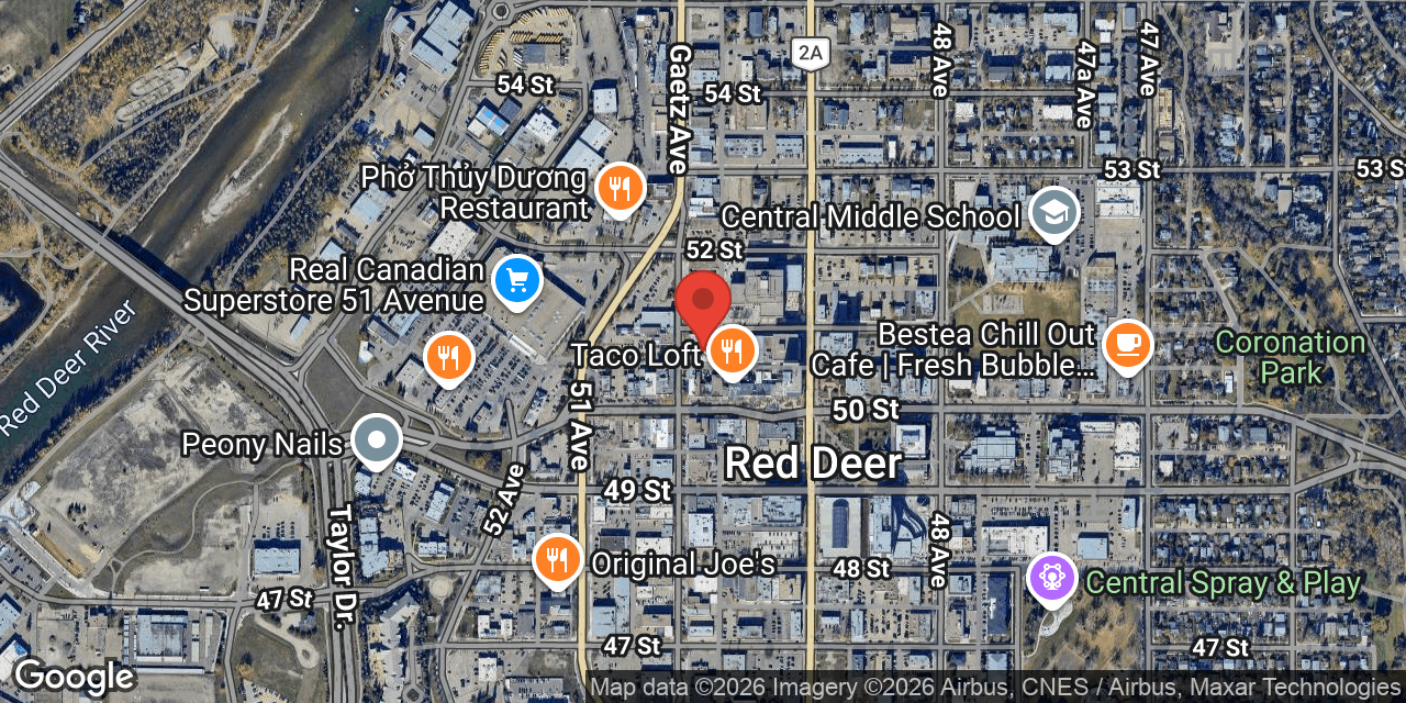 Map showing the property location