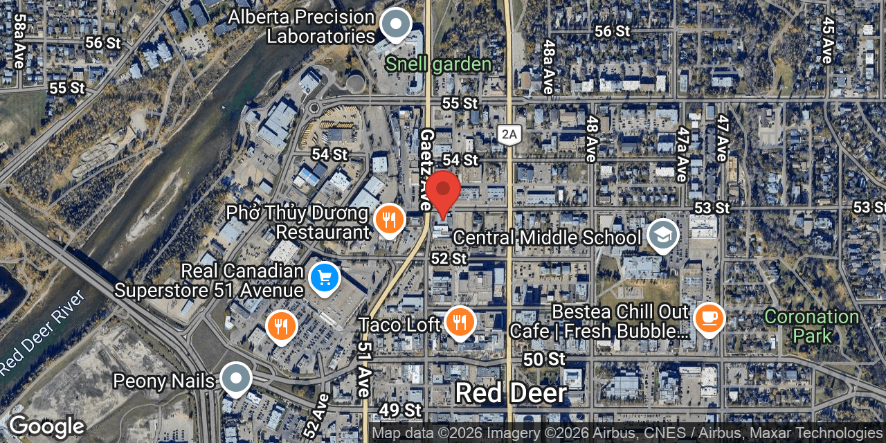 Map showing the property location