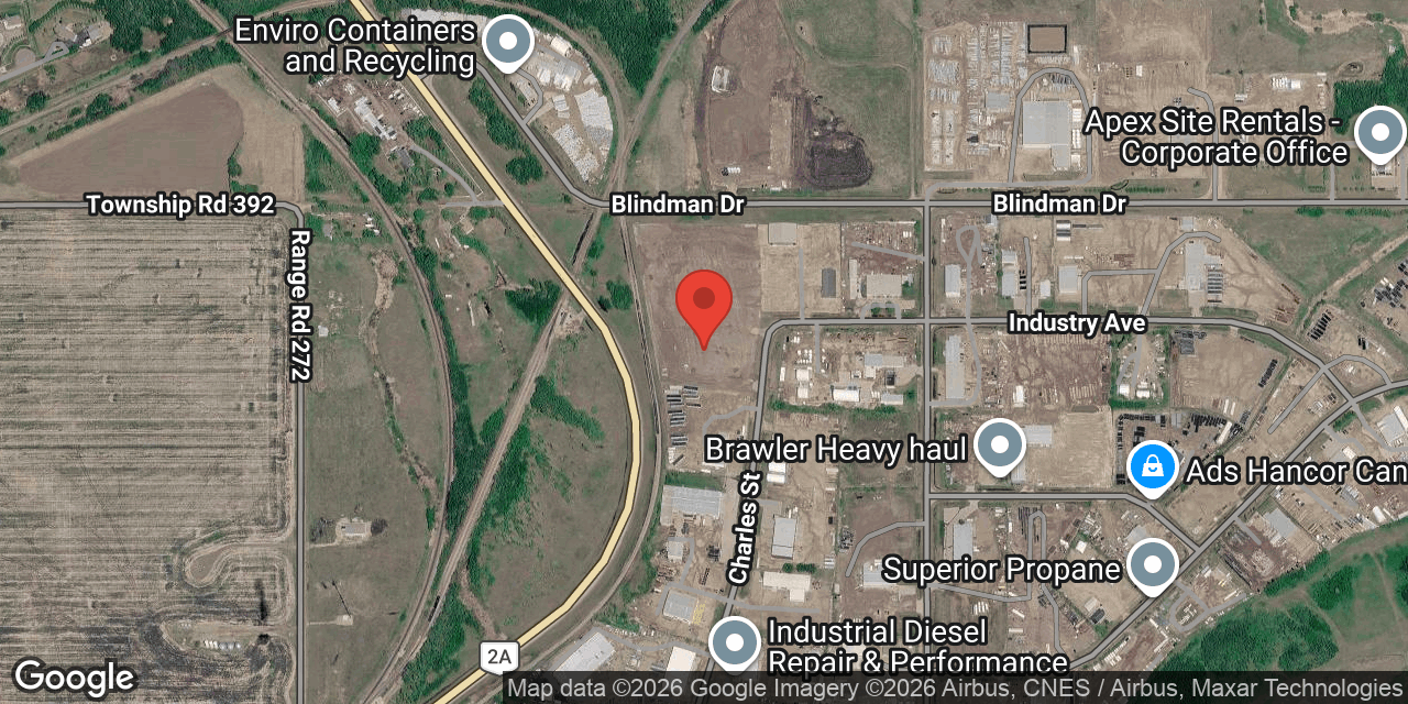 Map showing the property location